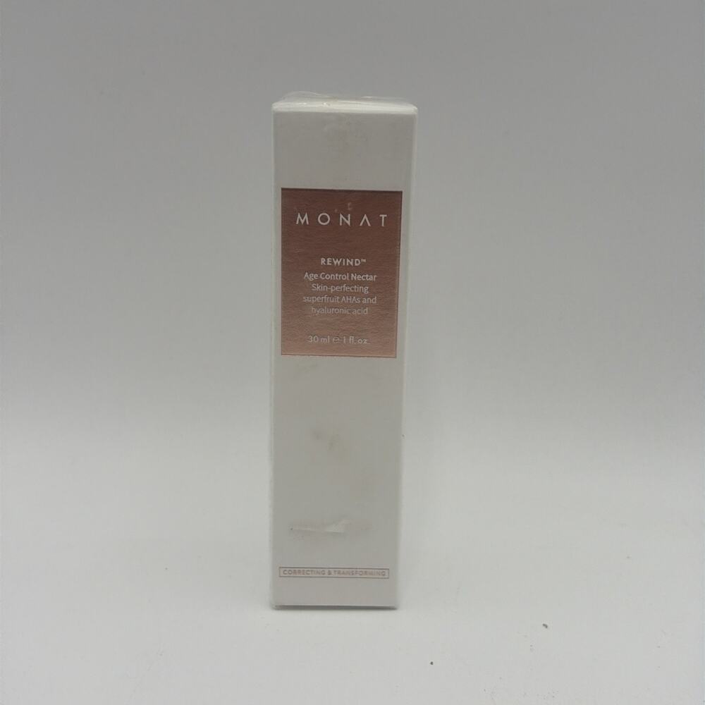 Monat Rewind Age Control Nectar Skin-Perfecting Superfruit AHAs 1 oz New Sealed
